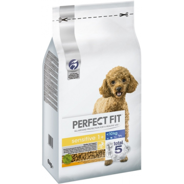 PERFECT FIT Sensitive 1+ Hrana uscata pentru caini adulti sensibili de talie mica, bogata in curcan 6 kg