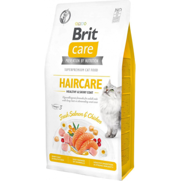 BRIT Care Cat Grain-Free Haircare hrana uscata pentru pisici cu par lung cu ingrijire speciala a blanii 7 kg BRIT Care Cat Grain-Free Haircare hrana uscata pentru pisici cu par lung cu ingrijire speciala a blanii 7 kg