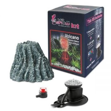 Decor Hydor H2SHOW KIT VOLCANO - RED LIGHT EU