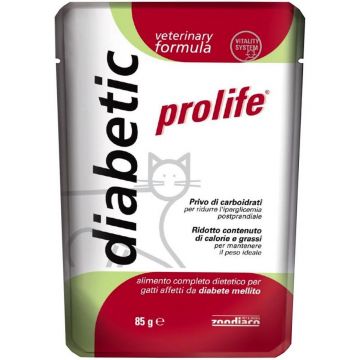 Hrana Umeda Dietetica Pentru Pisici Prolife Plic Vet Diabetic 85 Gr/33177 de firma originala