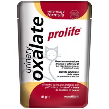 Hrana Umeda Dietetica Pisici Prolife Plic Vet Oxalat De Calciu, 85 g ieftina