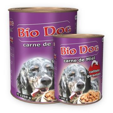 Hrana umeda pentru caini Biodog, miel 1250 g