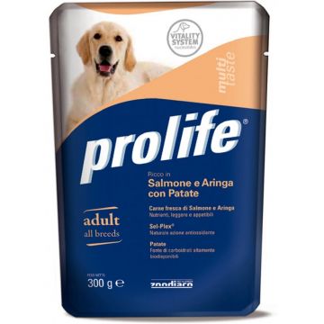 Prolife Dog Plic Somon, Hering, Cartofi, 300 g