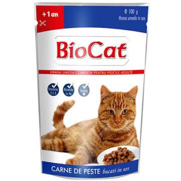 Bio Cat Plic Peste In Sos, 100 g de firma originala