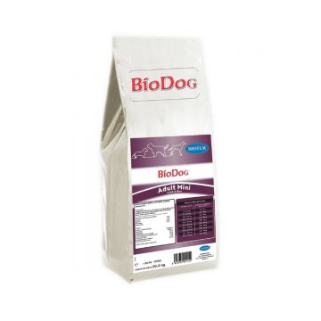 Hrana Uscata Pentru Caini Biodog Adult Mini Lamb & Rice 20 Kg