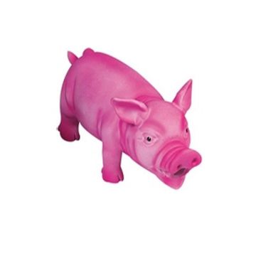 JUCARIE PENTRU CAINI LATEX PIG ROZ