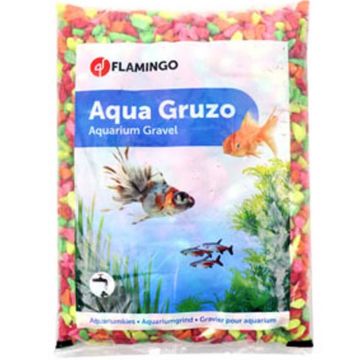 NISIP ACVARIU FLAMINGO CURCUBEU MIX NEON 1Kg 410087