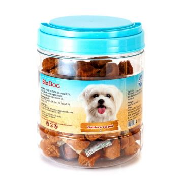 Recompense Pentru Caini Biodog Gantera Cu Pui 500 Gr/ Cd-04h