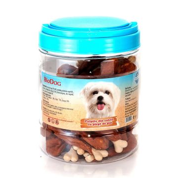 Recompense Pentru Caini Biodog Pulpite Din Calciu Cu Piept De Pui 500 Gr/ Ce-16h ieftina