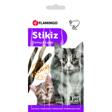 Snack Cat Curcan, Flamingo Stikiz, 15 g ieftina