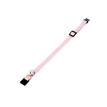 Zgarda Flamingo Light Pink Cu Clopotel Pisici, 30 cm