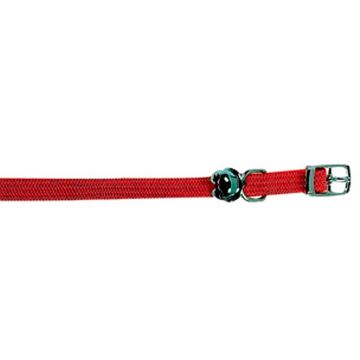 ZGARDA FLAMINGO RED ELASTIC CU CLOPOTEL PENTRU PISICI 32CM*10MM/500620 ieftina