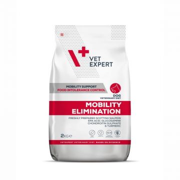 4T Dieta Veterinara Mobility Dog Elimination, Vetexpert, 2 kg de firma originala