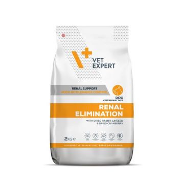 4T Dieta Veterinara Renal Elimination Dog, Vetexpert, 2 kg