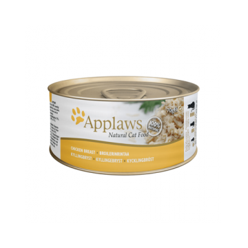 APPLAWS Cat Tin Chicken Breast Hrana umeda pentru pisici adulte, cu piept de pui 72x70g