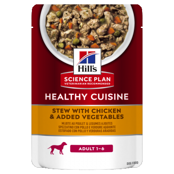 Hill's SP Canine Adult Chicken & Vegetables Stew, 90 g
