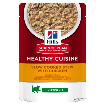 Hill's Science Plan Feline Kitten Chicken & Vegetables Stew, 80 g