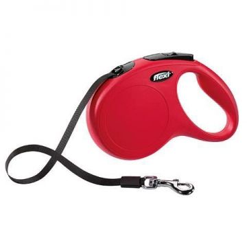 Lesa Pentru Caini Flexi Classic M Banda 5 M-25 Kg Red/32206