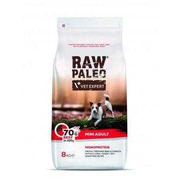 Raw Paleo, Adult, Rase Mici, Vita, 8 Kg la reducere