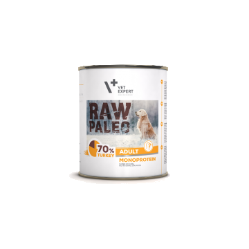 Raw Paleo, Conserva Monoproteica, Adult, Curcan, 800 g la reducere