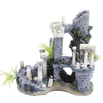 Decor acvariu - Castel ruine 23x21x13 cm