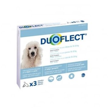 DUOFLECT, spot-on, solutie antiparazitara, câini 10-20kg, 3 pipete