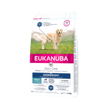EUKANUBA Daily Care Overweight Adult Dog Hrana uscata pentru caini adulti supraponderali sau poststerilizati 2,3 kg