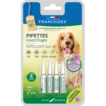 Francodex, Spot On Repulsiv Antistres Dog Medium, 4x3 ml