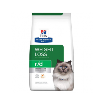HILL'S Prescription Diet Feline r/d Weight Reduction Dieta veterinara pentru pisici adulte, pentru reducerea greutatii 3 kg