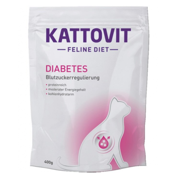 KATTOVIT Feline Diet Diabetes hrana uscata dietetica pentru pisici cu diabet 400 g