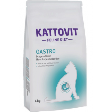 KATTOVIT Feline Diet Gastro hrana uscata dietetica pentru pisici cu afectiuni gastrointestinale 4 kg