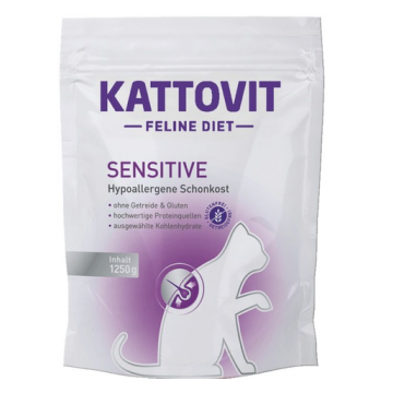 KATTOVIT Feline Diet Sensitive hrana uscata dietetica pentru pisici cu alergii alimentare 1,25 kg