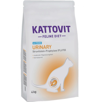KATTOVIT Feline Diet Urinary Tuna hrana uscata dietetica pentru pisici cu afectiuni urinare, cu ton 4 kg
