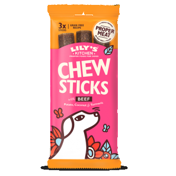 Lily's Kitchen Chew Sticks With Beef For Dogs 3x120 g