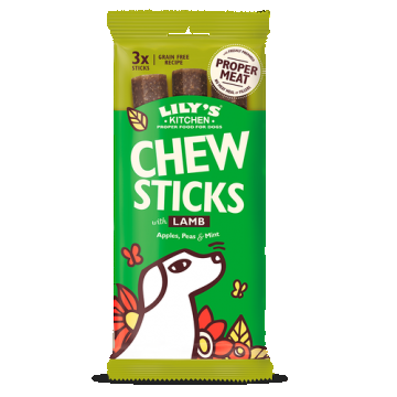 Lily's Kitchen Chew Sticks With Lamb For Dogs, 3x120 g de firma originala