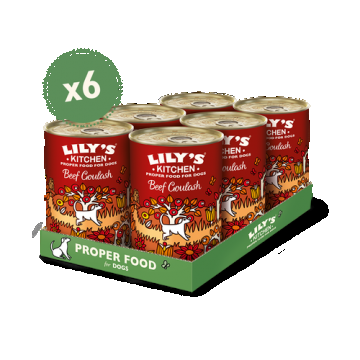 Lily's Kitchen Dog Beef Goulash Tin 6x400 g