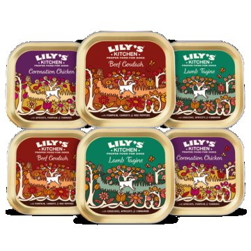 Lily's Kitchen Dog World Dishes Trays Multipack 6x150 g
