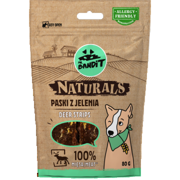 Mr. Bandit Naturals, Cerb, 80 g la reducere