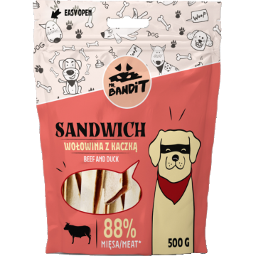 Mr. Bandit Sandwich, Vita Cu Rata, 500 g de firma originala