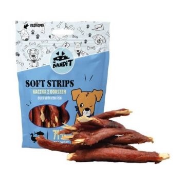 Mr. Bandit Soft Strips, Rata Si Cod, 500 g de firma originala