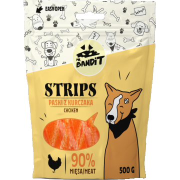 Mr. Bandit Strips, Pui, 500 g