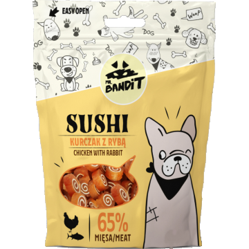 Mr. Bandit Sushi, Pui Si Peste, 80 g ieftina