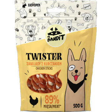 Mr. Bandit Twister, Pui, 500 g