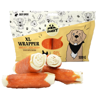 Mr. Bandit Wrapper XL, 13 cm, Pui, 500 g