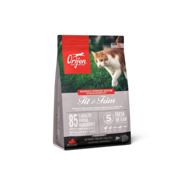 ORIJEN Fit & Trim Cat Hrana uscata pentru pisici adulte predispuse la supraponderabilitate, cu pui 1.8 kg