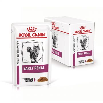 ROYAL CANIN Early Renal, dieta veterinara pisici, sistem renal, (in sos), 12x85 g