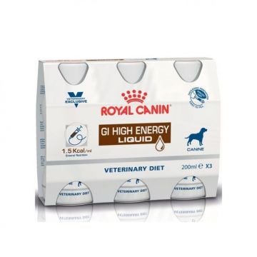 Royal Canin Gastrointestinal High Energy Dog Liquid, 3 x 0.2L ieftina