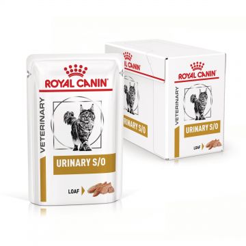 ROYAL CANIN Urinary S/O, dieta veterinara pisici, sistem urinar, (pate), 12x85 g