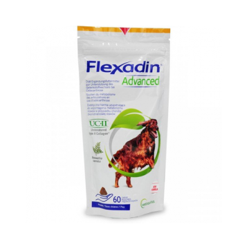 VETOQUINOL Flexadin Advanced Supliment alimentar pentru caini, pentru articulatii si muschi 60 buc