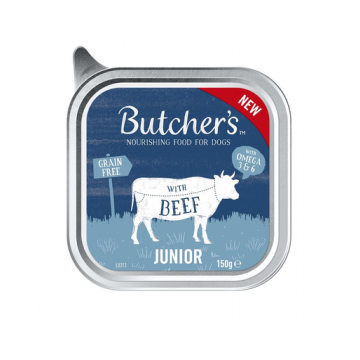 BUTCHER'S Original Junior hrana caini juniori, pate de vita 150g